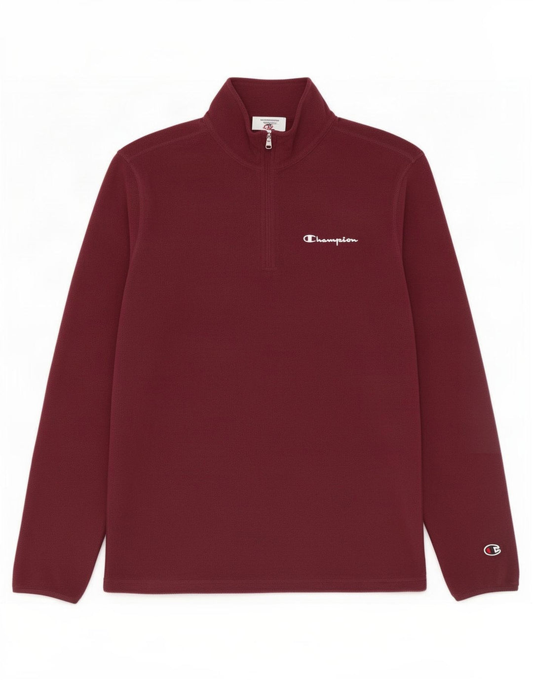 Champion herre lynlås-hals fleece jumper lille bordeaux polyester