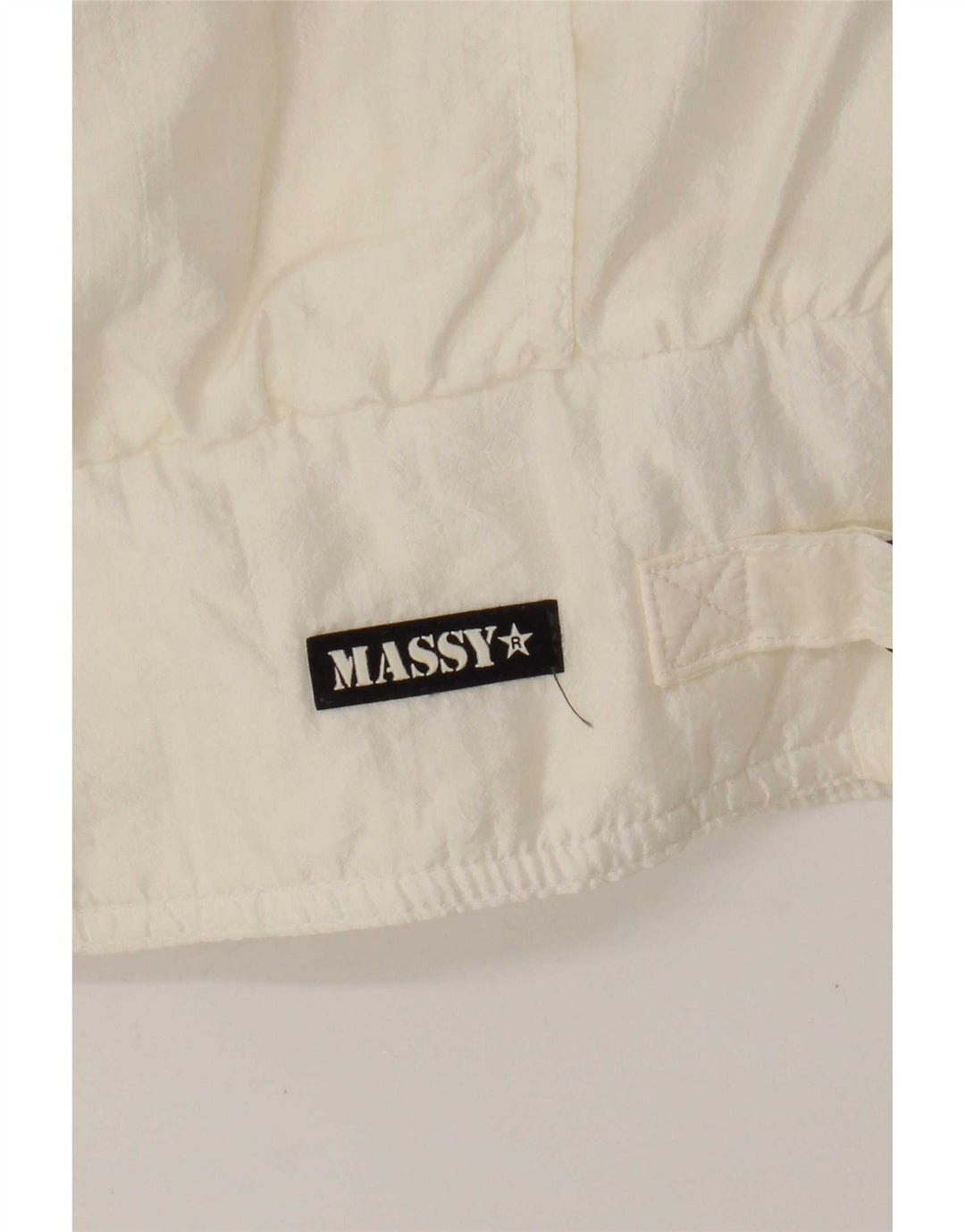 Vintage Dame Bomber Jacket UK 14 Large White