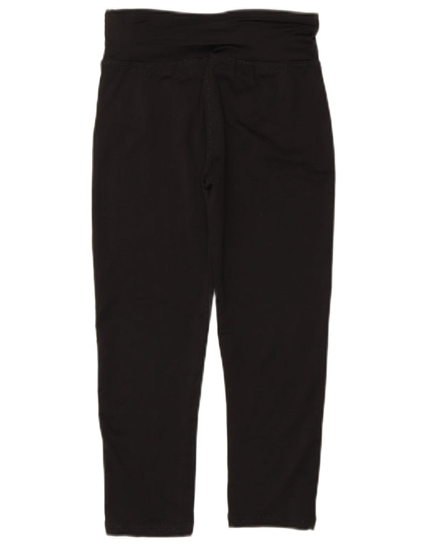 Reebok Girls Capri Grafiske Leggings 10-11 år Sort Polyester