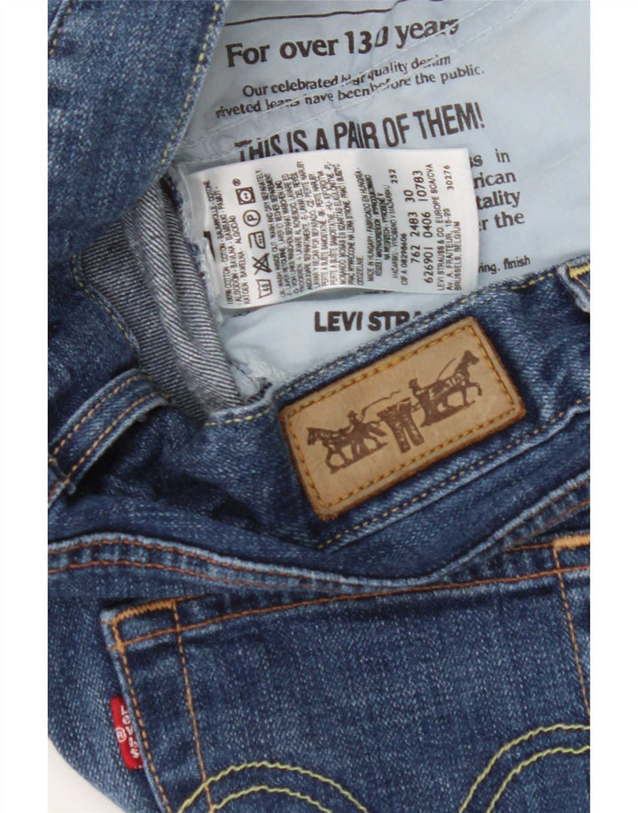 Levi's Dame Capri Jeans W30 L18 Blå Bomuld