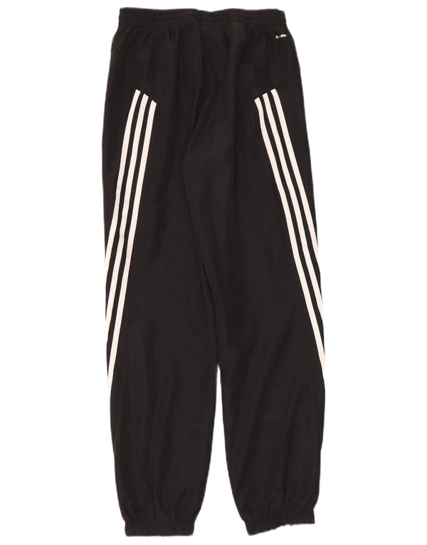 Adidas Drenge Træningsdragt Bukser 13-14 år Sort Stribet Polyester Sports