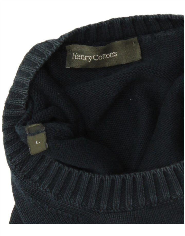 Henry Cottons Herrevest Tank Top Stor Marineblå