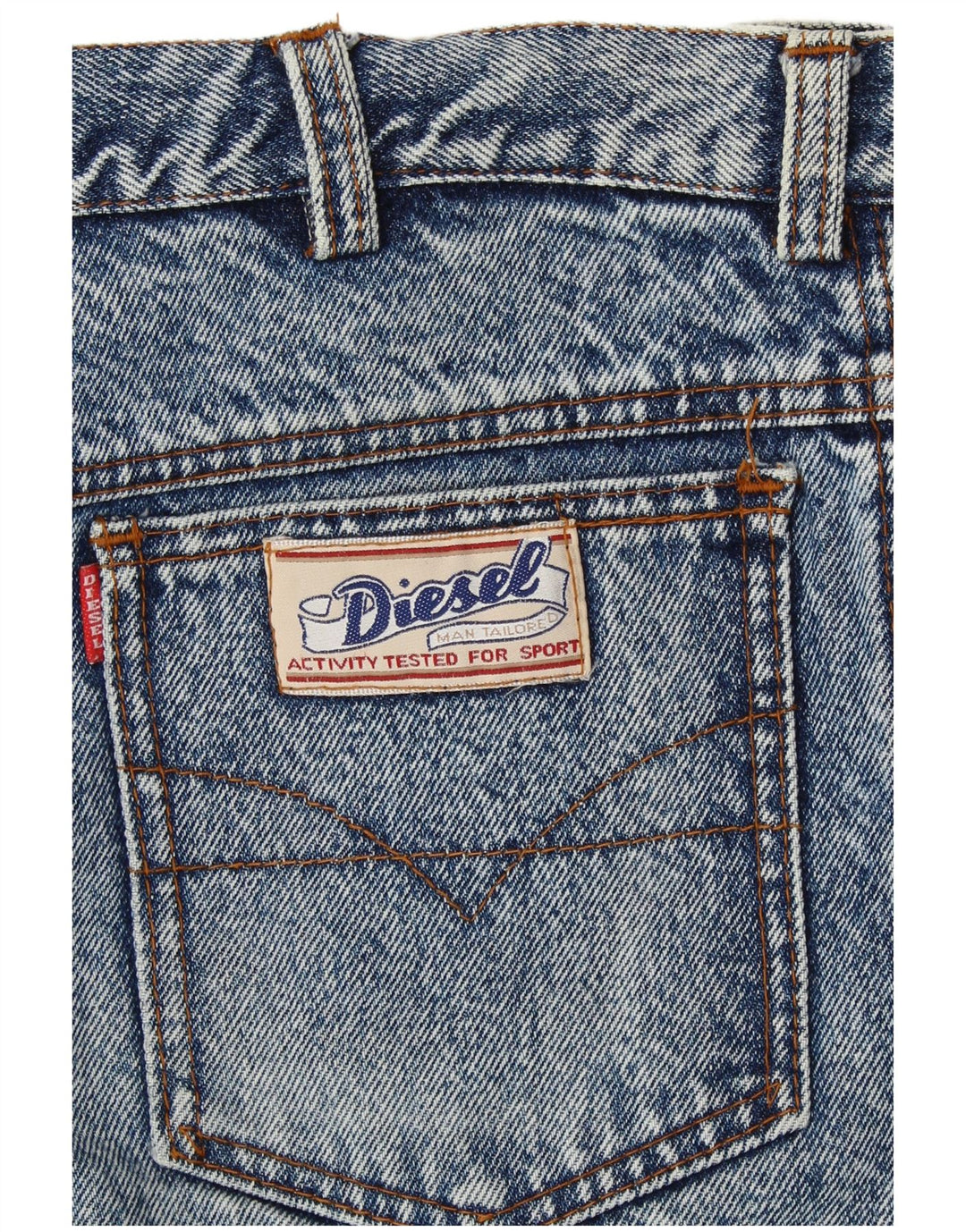 DIESEL Womens Denim Shorts W34 Large Blue