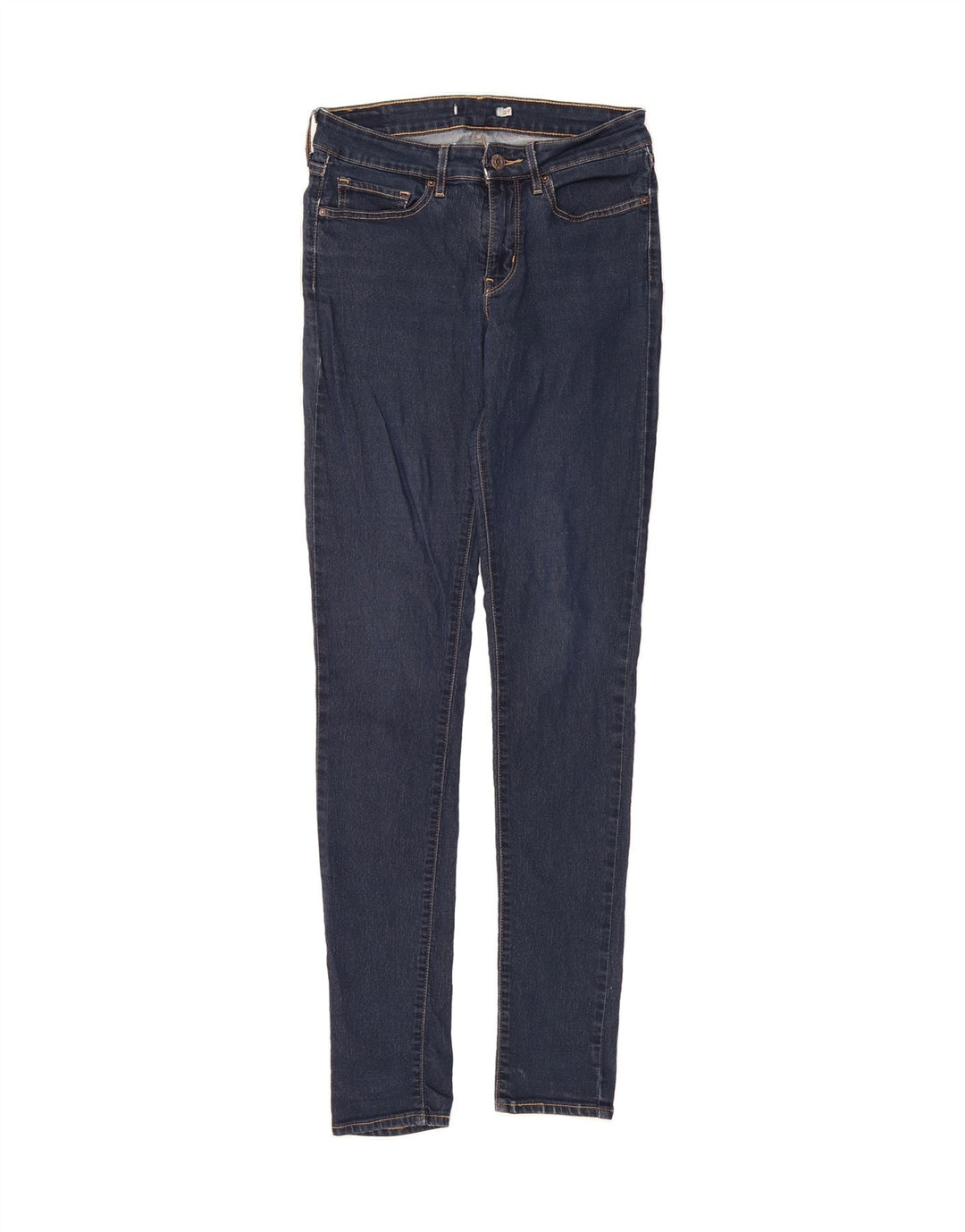LEVI'S Womens Skinny Jeans W27 L34  Navy Blue Cotton Vintage Levi's and Second-Hand Levi's from Messina Hembry 