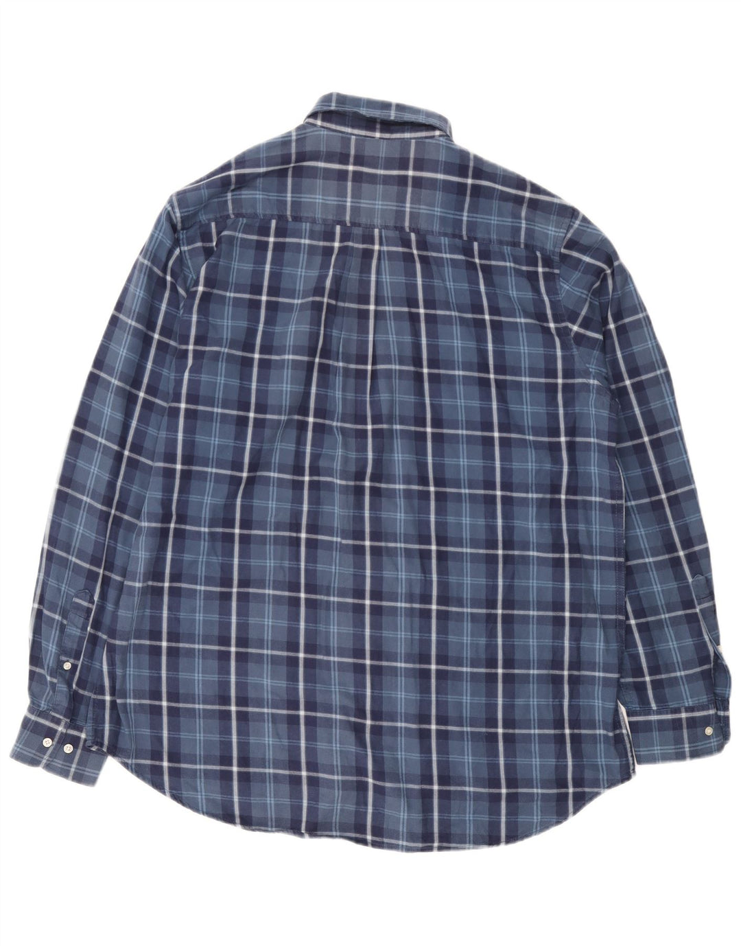 Kappa herre flannel skjorte 2XL marineblå ternet