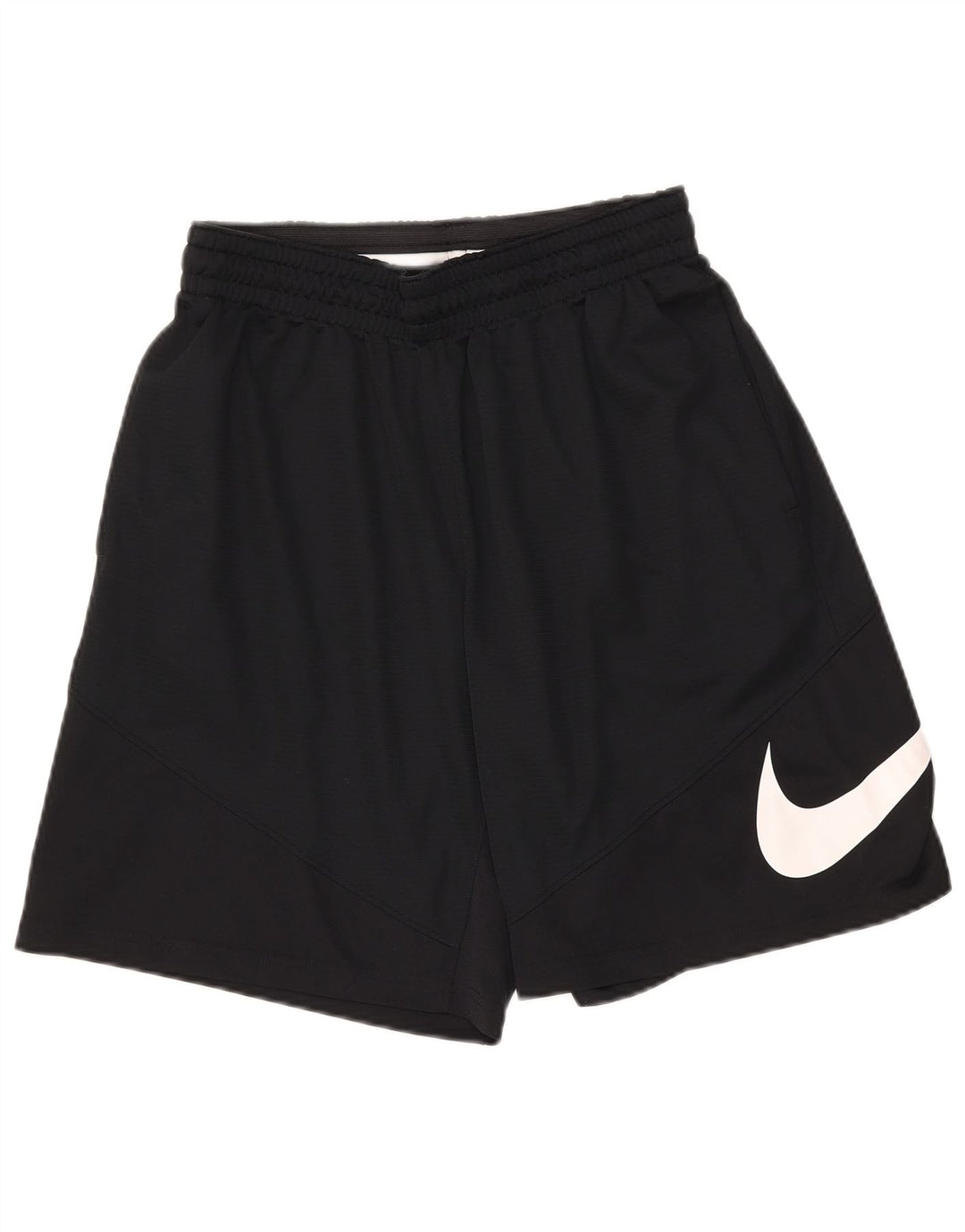 Nike Herre Dri Fit grafiske sportsshorts store sorte polyester