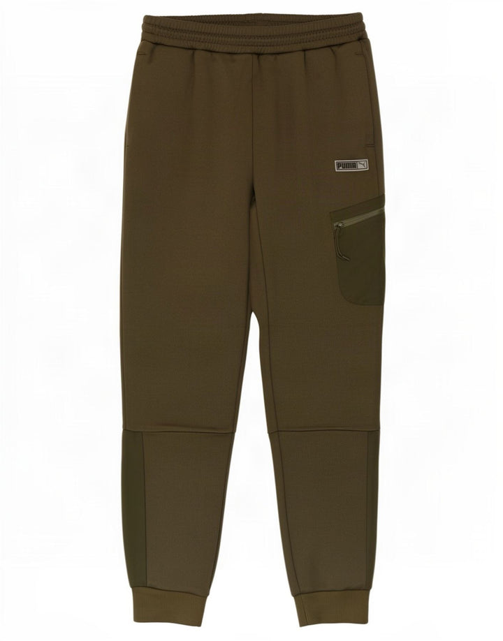 Puma Herre Cargo Træningsdragt Bukser Joggers Medium Khaki Polyester