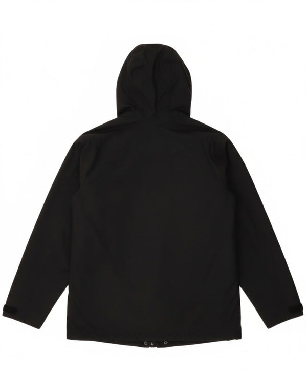 Berghaus Dame Oversized Hætte regnjakke UK 10 Small Black Nylon