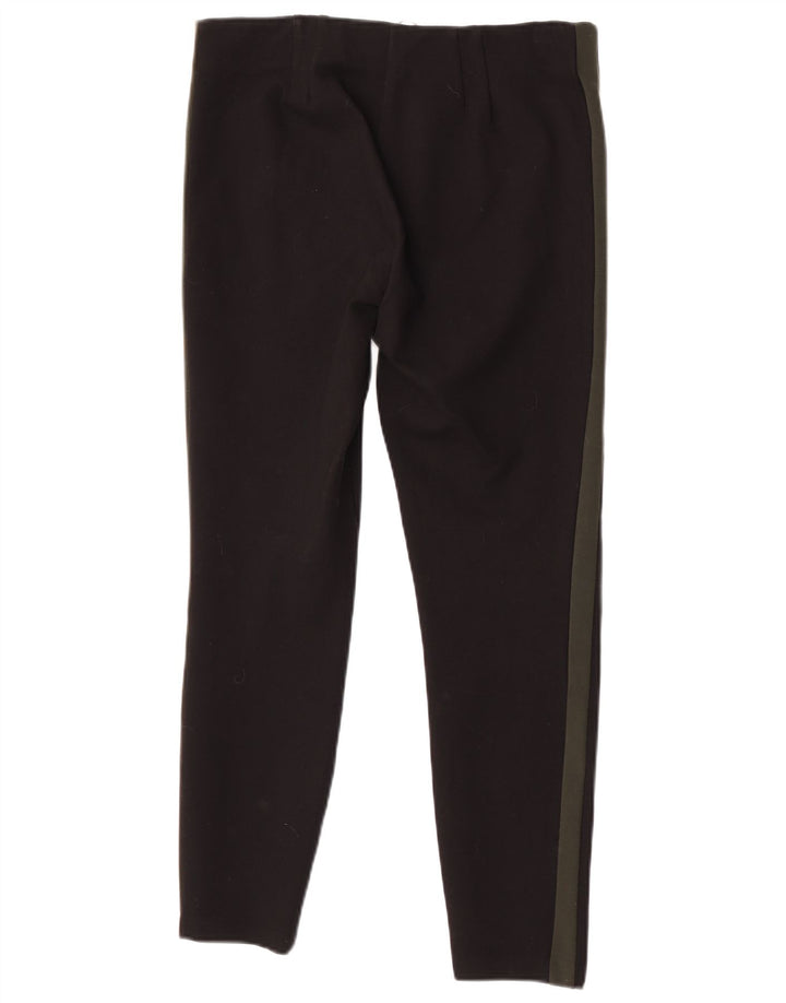 Zara Womens Trafaluc Leggings UK 14 Large Black Colourblock Polyester
