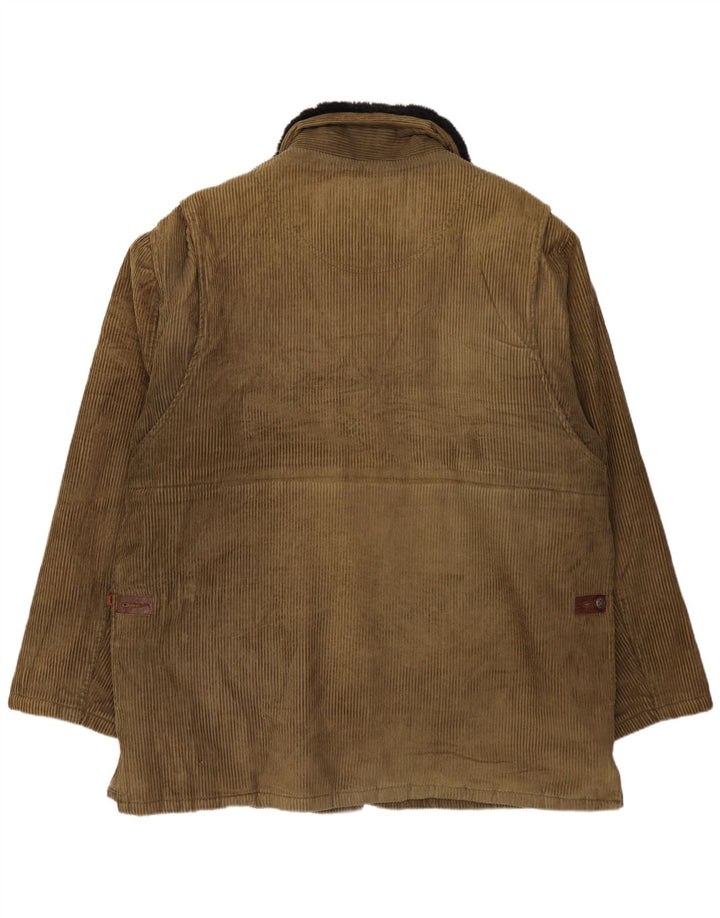 Tomcat Herre Corduroy Jacket UK 38 Medium Khaki Colourblock Bomuld