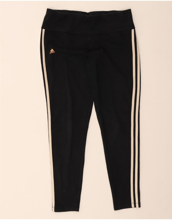 ADIDAS Womens Climalite Leggings UK 16/18 Large Black