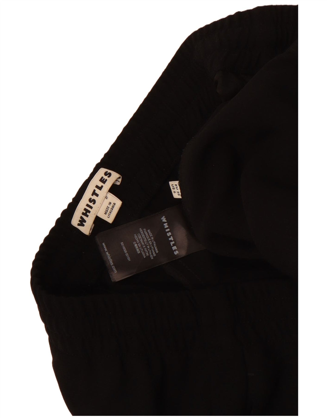 Whistles Dame træningsdragt Bukser Joggers UK 10 Small Black Polyester
