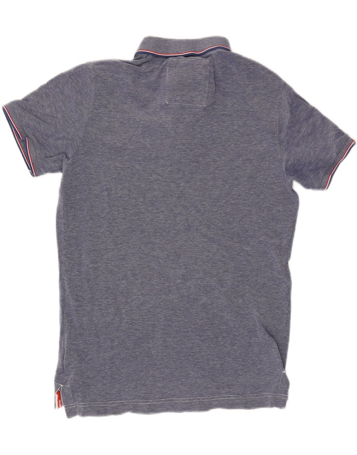 Superdry Polo skjorte til mænd mellemblå bomuld