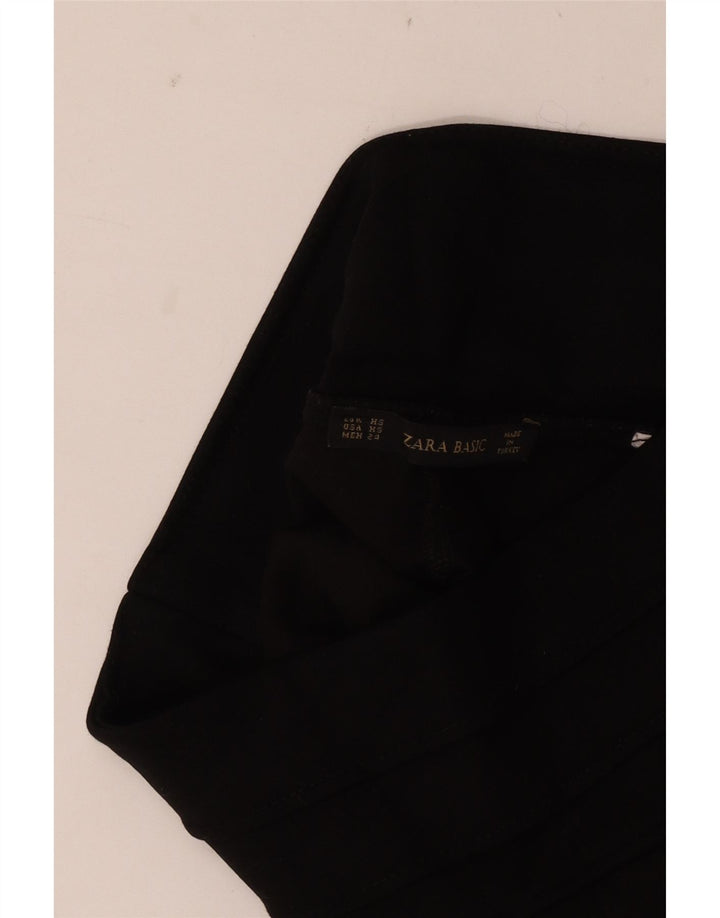 Zara Dame Leggings UK 4 XS Sort