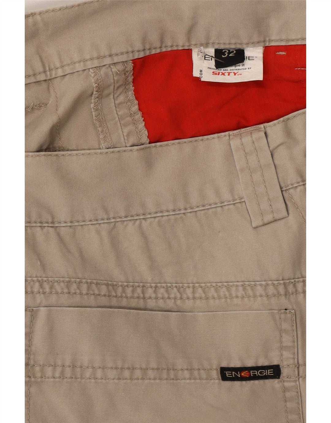 Energie Dame Loose Fit Cargo Bukser W32 L31 Beige