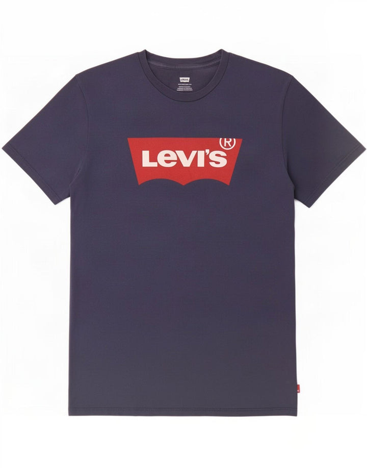 Levi's Herre grafisk T-shirt Top Medium Navy Blue