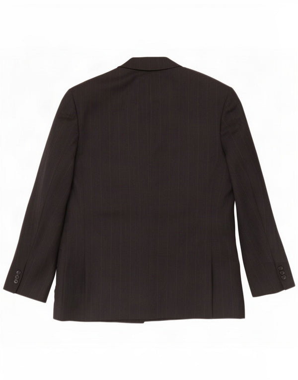 Marks & Spencer Kort blazerjakke til mænd UK 42 XL Sort nålestribe