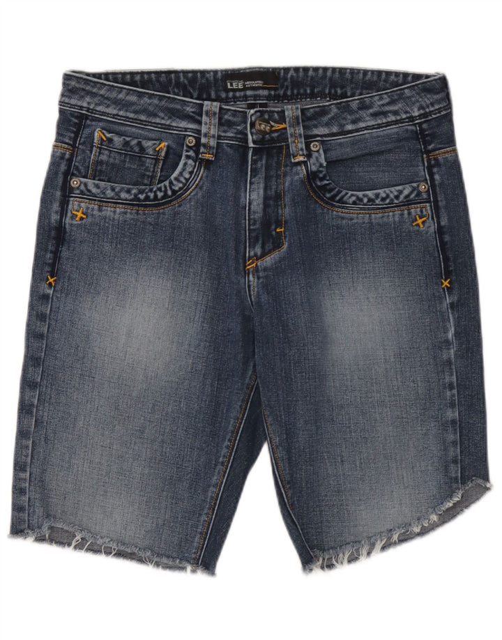 Lee Herre Denim Shorts W33 Medium Blue Bomuld