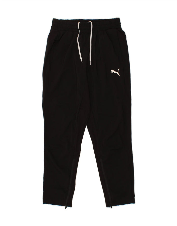 PUMA Mens Tracksuit Trousers Medium Black Polyester Vintage Puma and Second-Hand Puma from Messina Hembry 