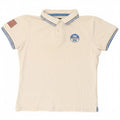 NORTH SAILS Mens Polo Shirt Medium White Cotton