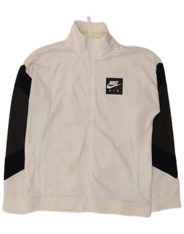 Nike Grafisk træningsdragt til mænd Topjakke Medium White Colourblock Polyester