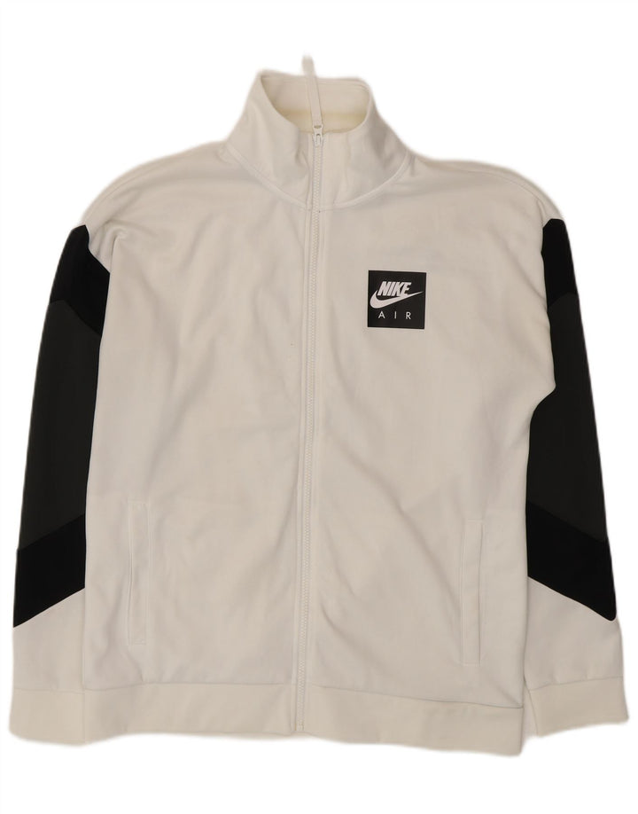 Nike Grafisk træningsdragt til mænd Topjakke Medium White Colourblock Polyester