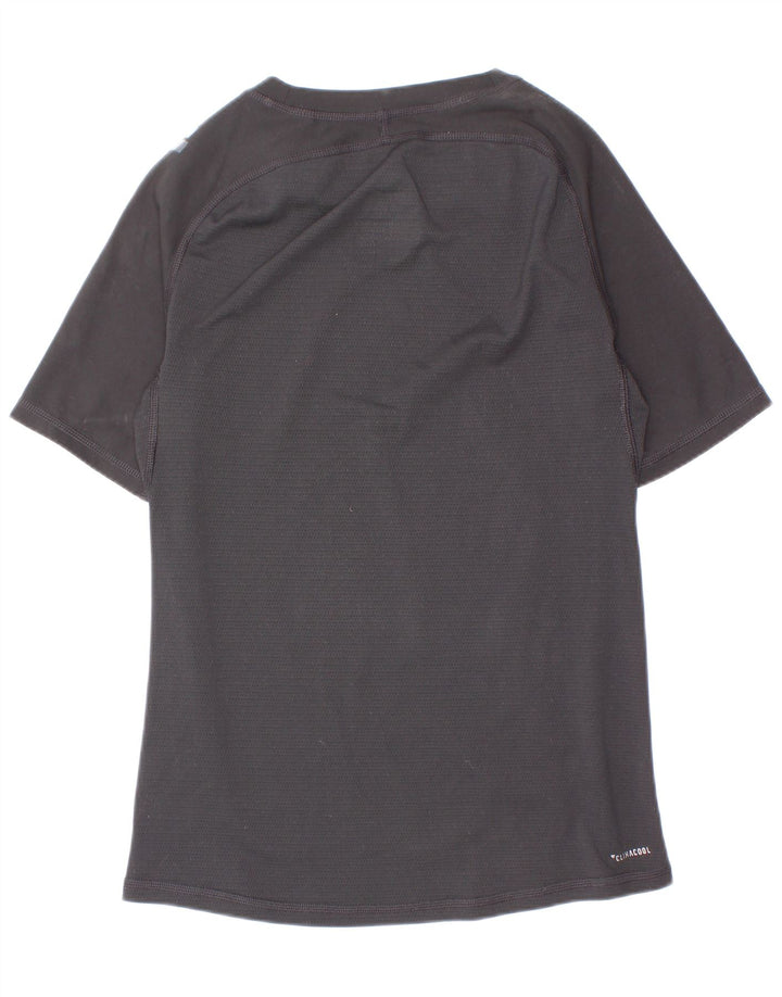 Adidas Boys Climacool T-Shirt Top 11-12 År Sort Polyester