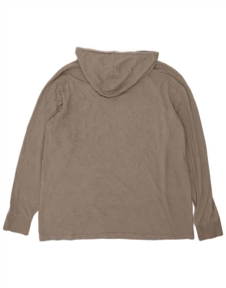 Champion Herre Hooded Grafisk Top Langærmet Medium Grå