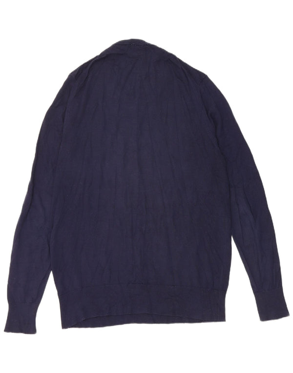 John Lewis Dame Boat Neck Jumper Sweater UK 16 Large Navy Blue