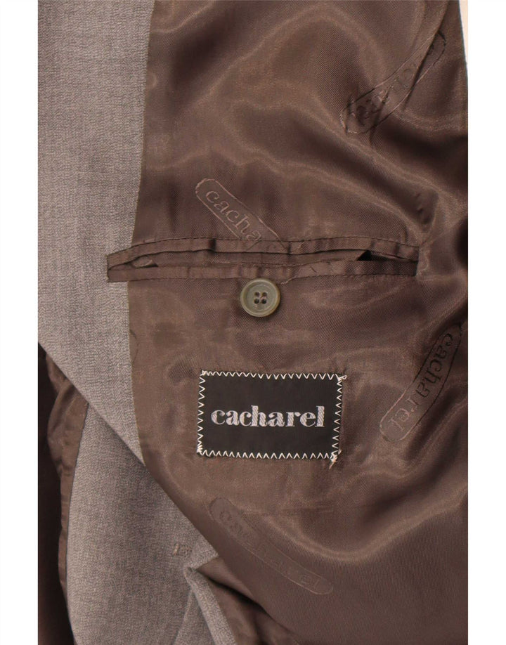 Cacharel Herre 2-knaps blazerjakke UK 38 Medium Grå