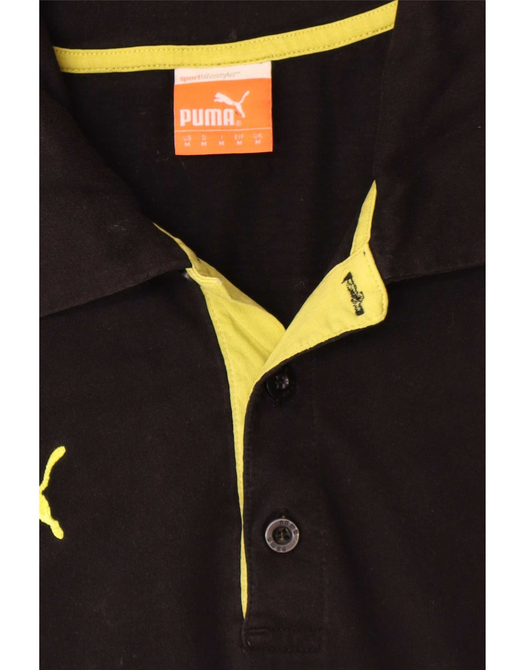 Puma Herre BVB Dortmund Polo Shirt Medium Sort