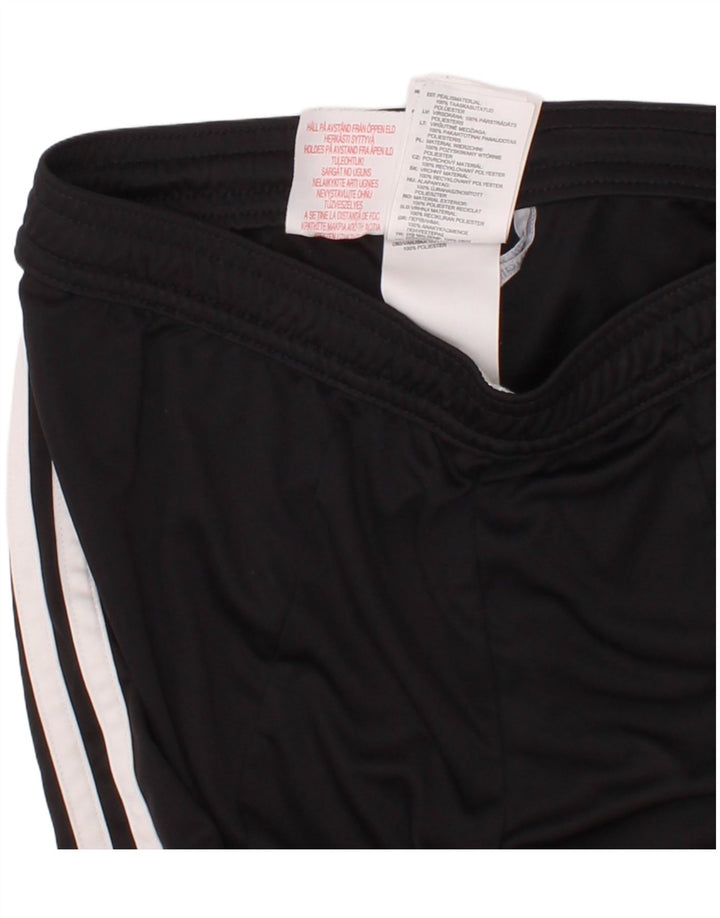 Adidas Boys Sports Shorts 9-10 år Medium Sort Colourblock Polyester