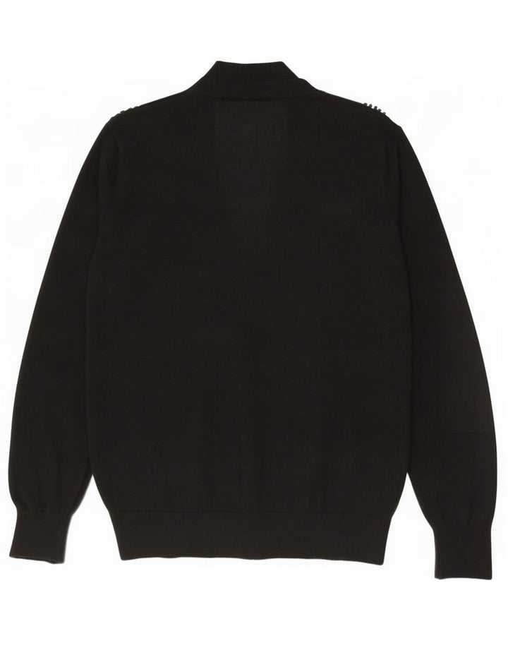 Zara Herre Cardigan Sweater XL Sort Akryl