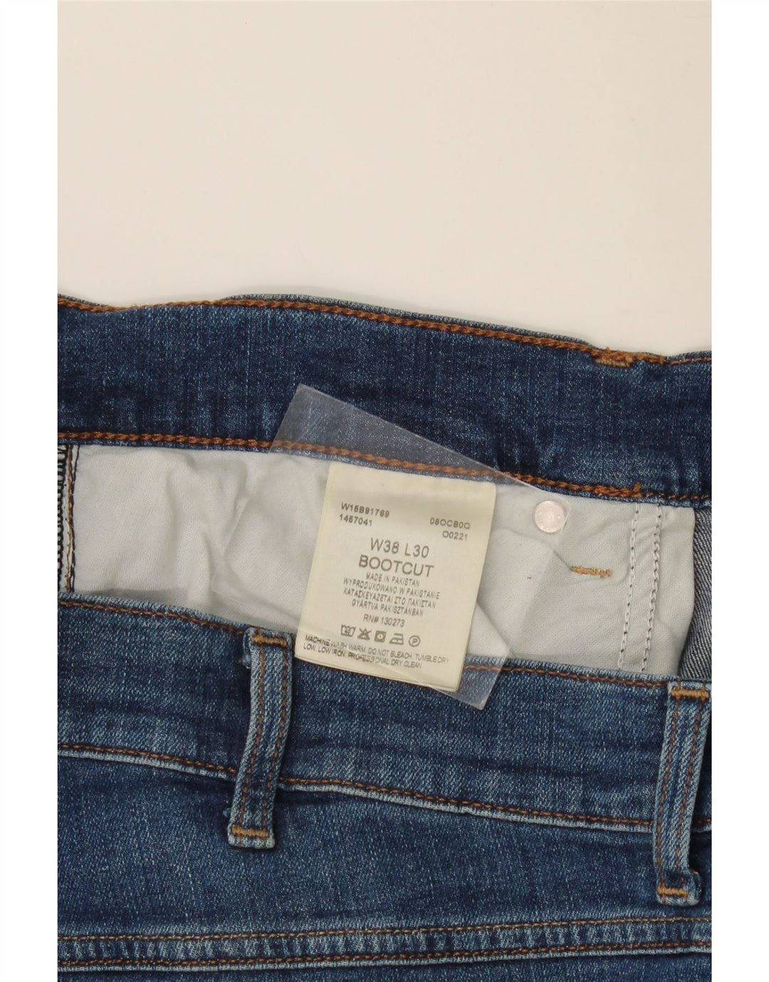 WRANGLER Herre Bootcut Jeans W38 L30 Blå Bomuld