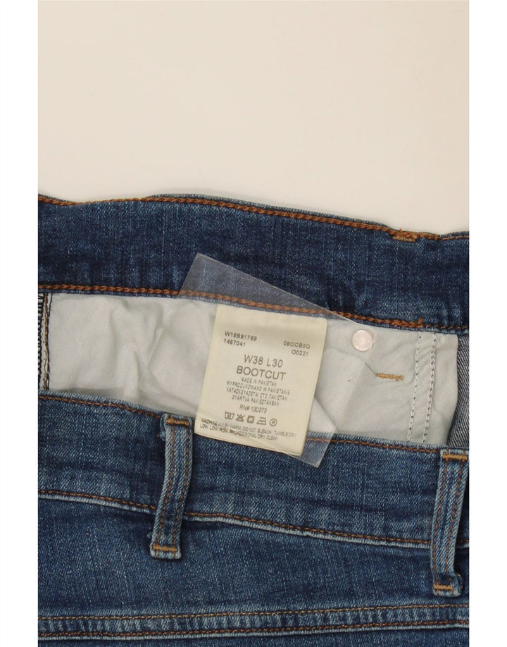 WRANGLER Herre Bootcut Jeans W38 L30 Blå Bomuld