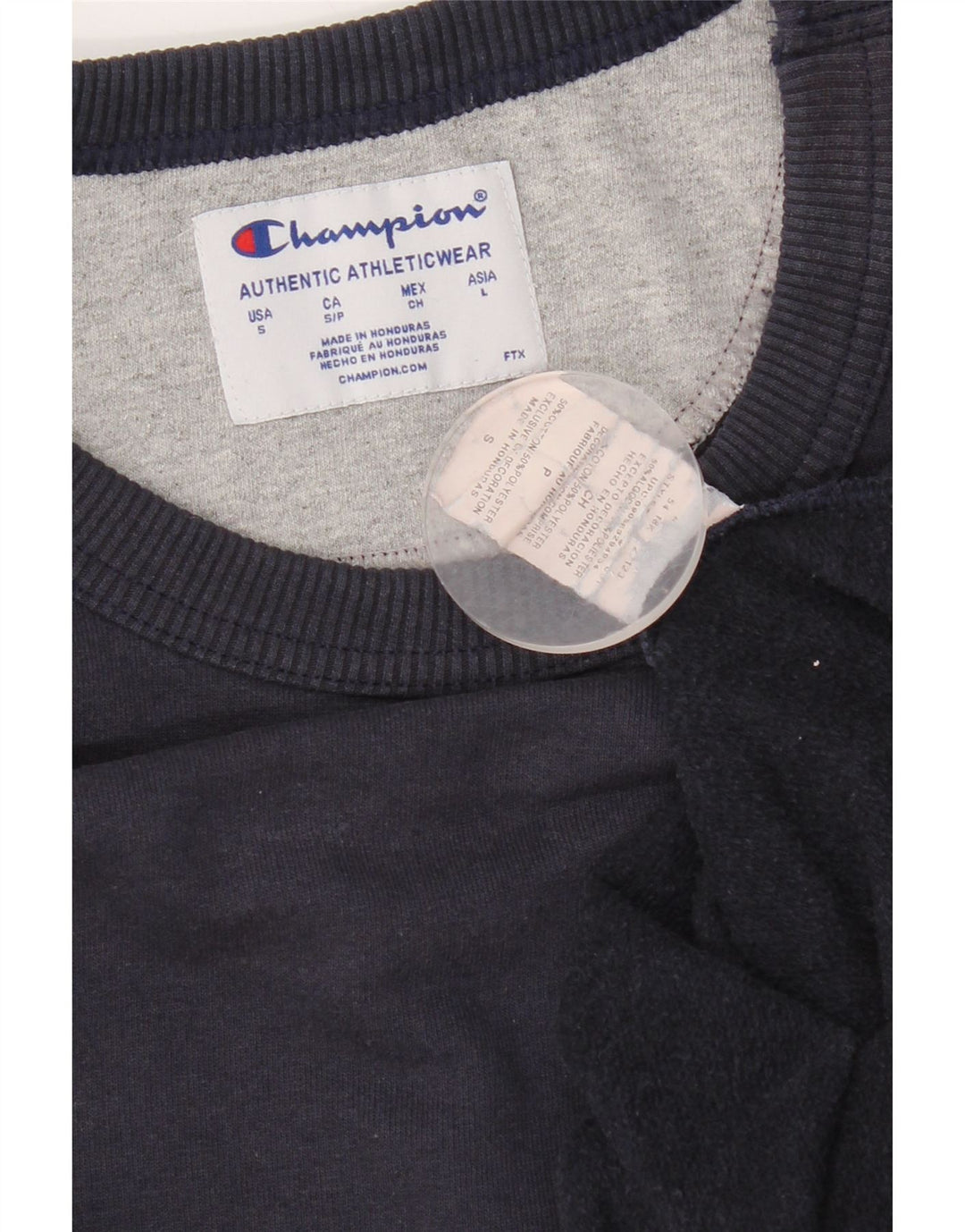 Champion Herre sweatshirt Jumper lille marineblå bomuld