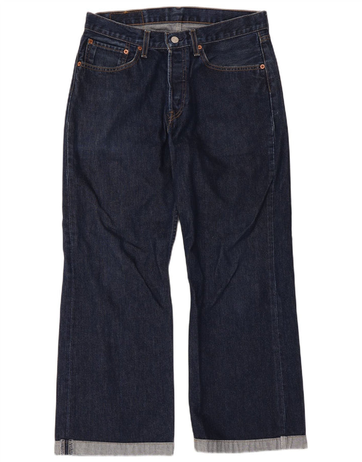 Levi's Herre 527 Bootcut Jeans W32 L27 Marineblå Bomuld