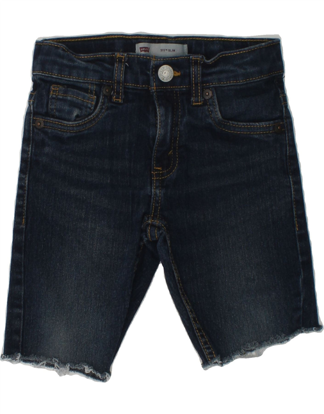 LEVI'S Boys 511 Slim Denim Shorts 4-5 Years W22  Blue Cotton | Vintage Levi's | Thrift | Second-Hand Levi's | Used Clothing | Messina Hembry 