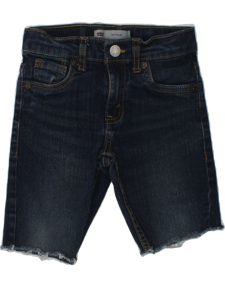 LEVI'S Boys 511 Slim Denim Shorts 4-5 Years W22  Blue Cotton | Vintage Levi's | Thrift | Second-Hand Levi's | Used Clothing | Messina Hembry 