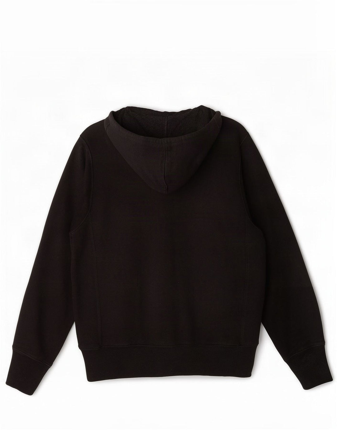 Champion Herre Reverse Weave Grafisk Hoodie Jumper Lille sort bomuld