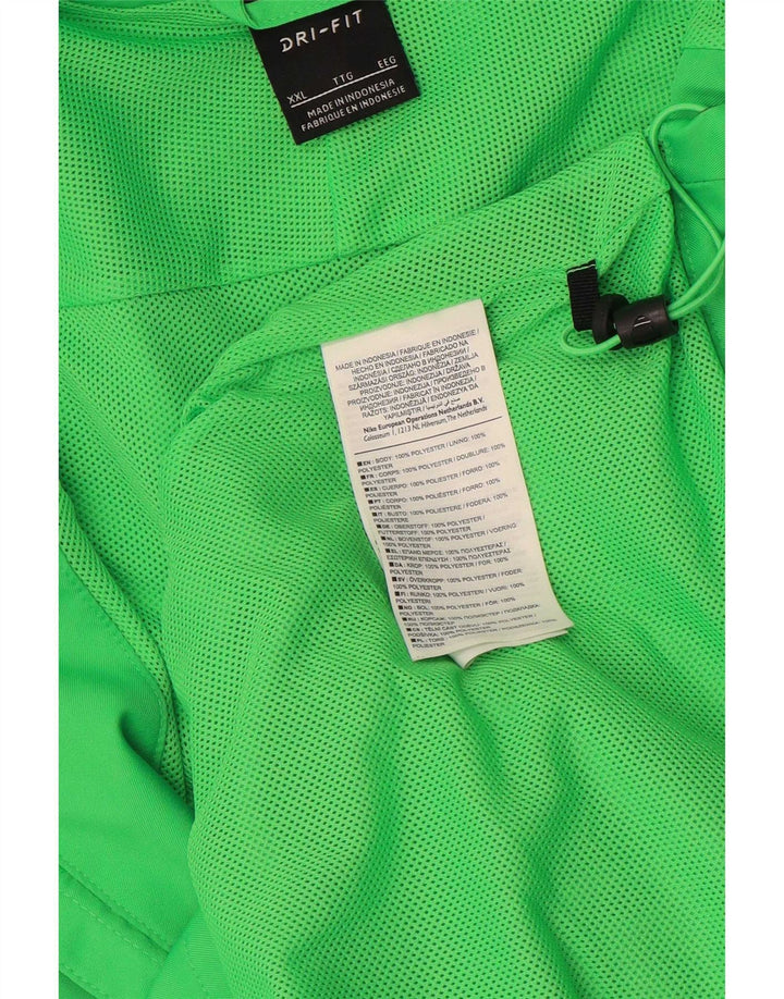 Nike Herre Dri Fit træningsdragt Topjakke 2XL Grøn Colourblock Polyester
