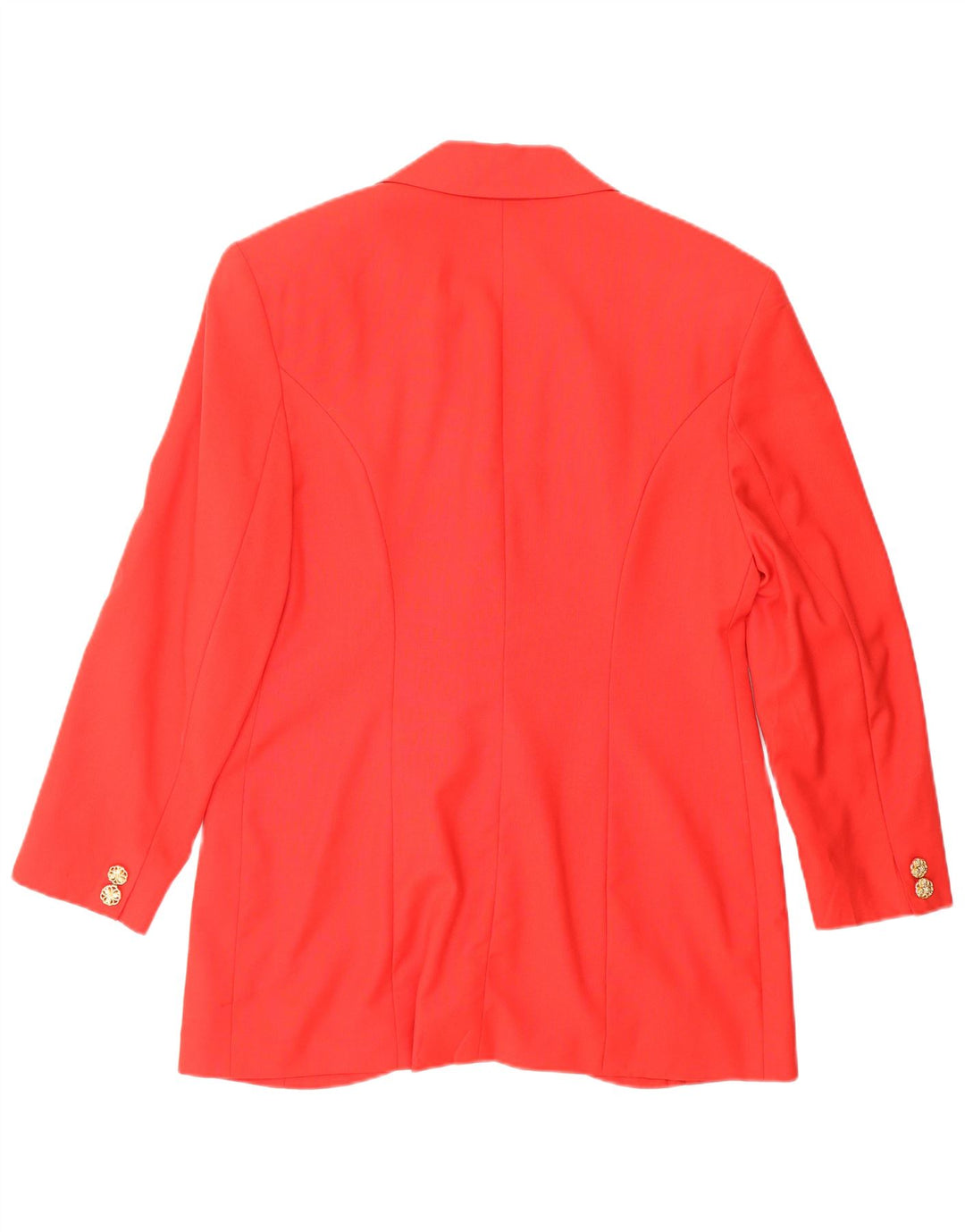 VINTAGE Dame 2-knap 2-delt nederdelsæt IT 44 Medium W26 Rød Uld