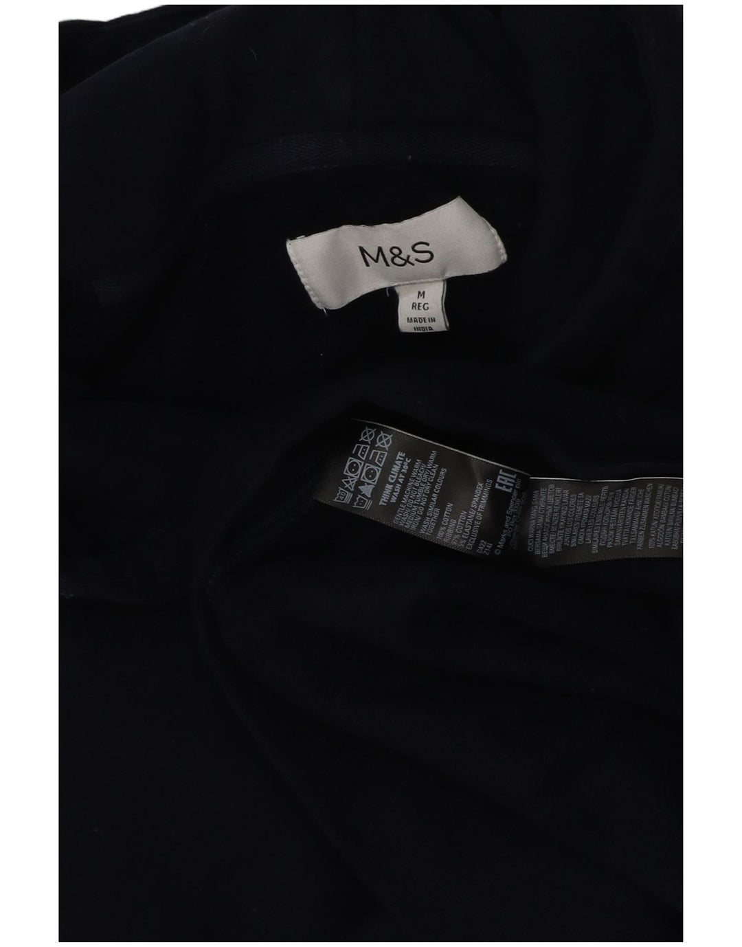 Marks & Spencer Dame hættetrøje Jumper Medium Navyblå Bomuld