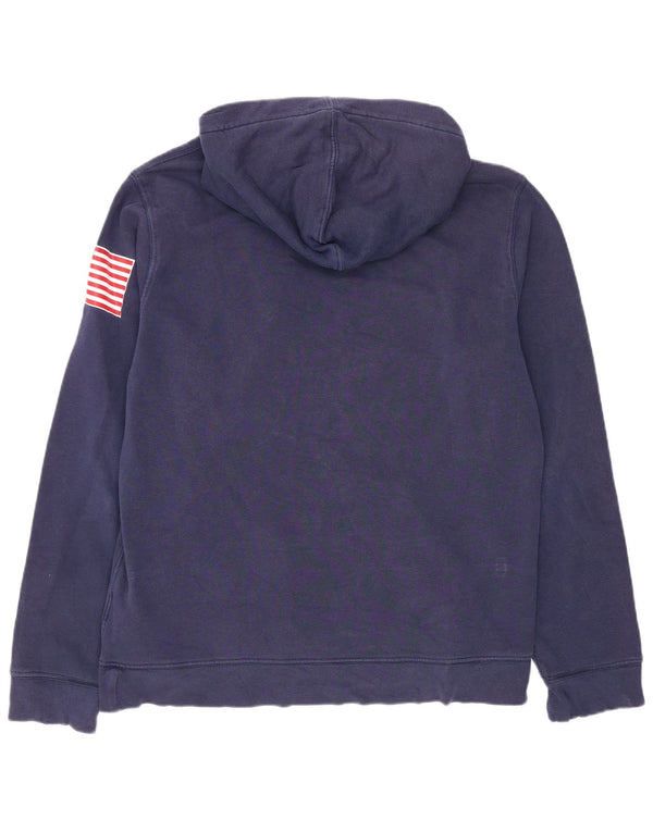 Polo Ralph Lauren Grafisk hættetrøje til drenge 15-16 år XL Marineblå