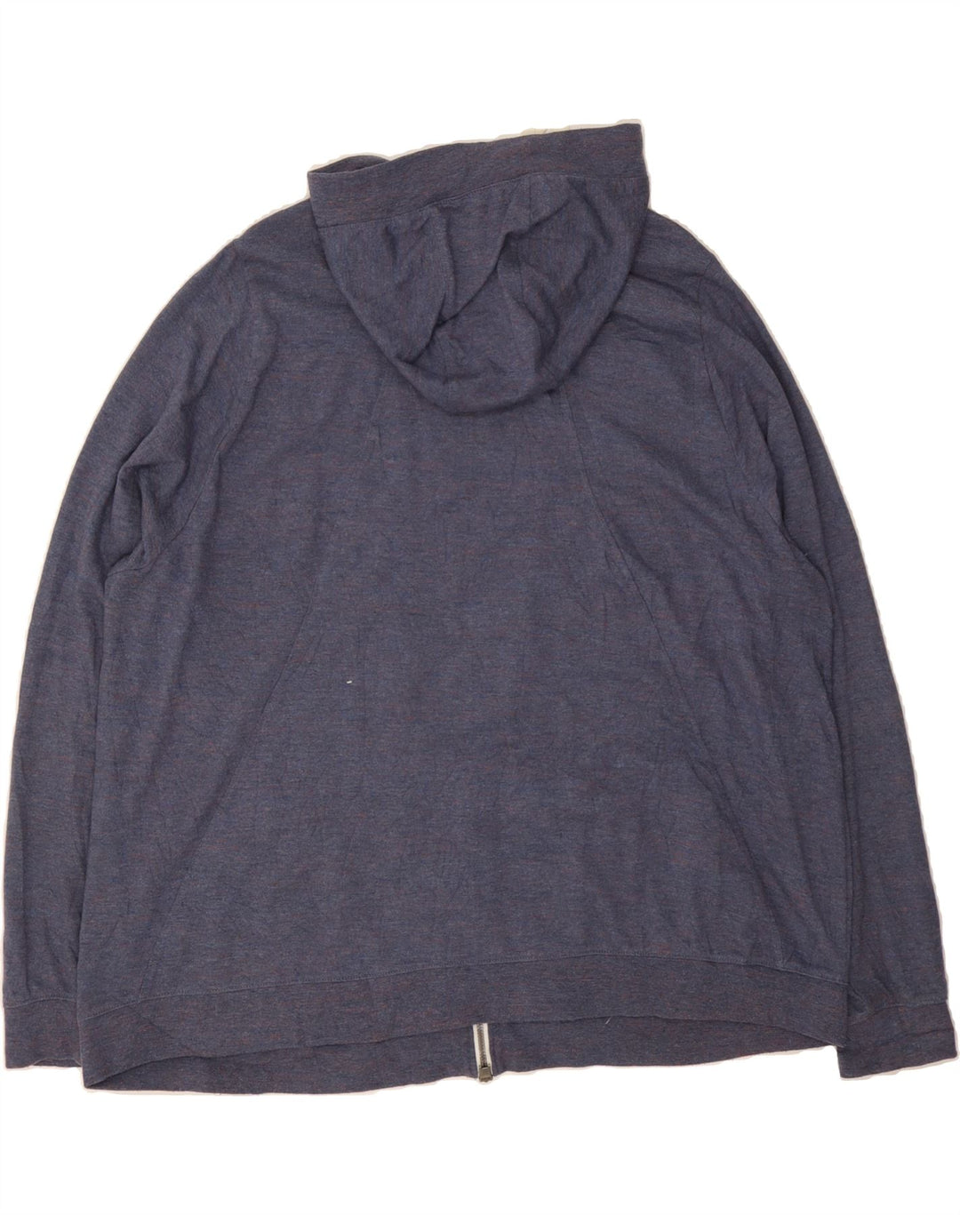 NIKE Womens Oversized Zip Hoodie Sweater UK 16 Large Navy Blue Vintage Nike and Second-Hand Nike from Messina Hembry 