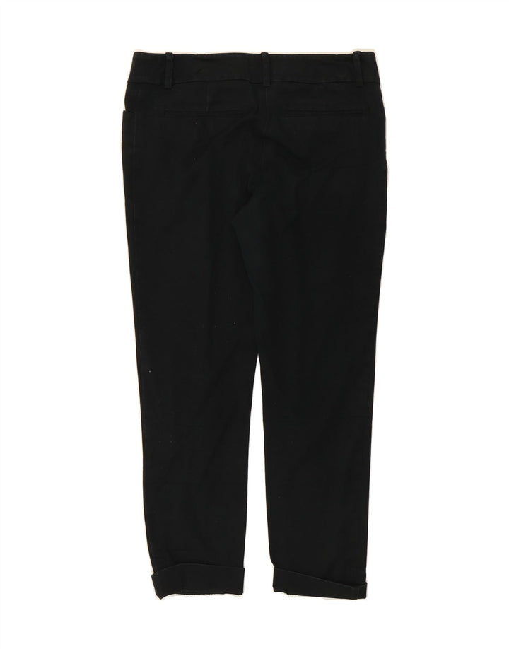 MOSSIMO Womens Slim Cropped Trousers W32 L24 Black Vintage Mossimo and Second-Hand Mossimo from Messina Hembry 