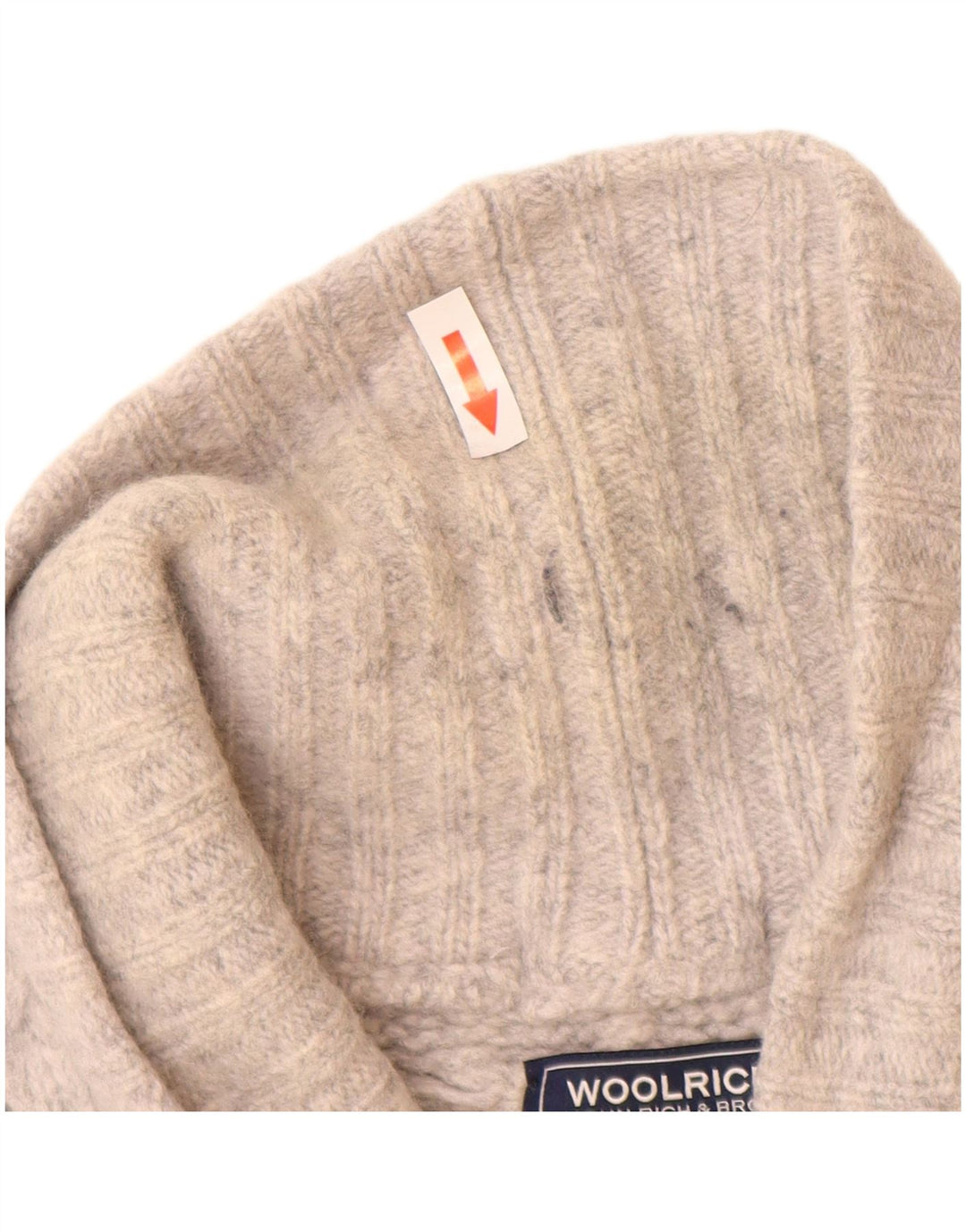 Woolrich Herre cardigan sweater Medium Grå Uld