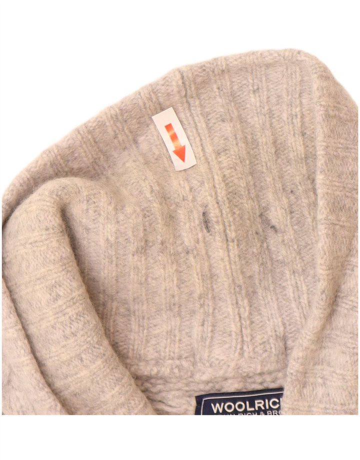 Woolrich Herre cardigan sweater Medium Grå Uld