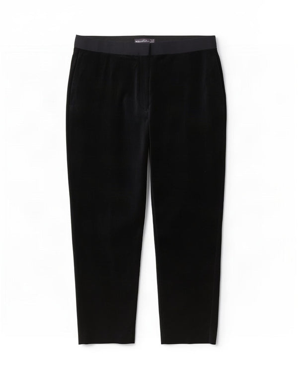 Marks & Spencer koniske chinobukser til kvinder UK 16 Large W36 L26 Black