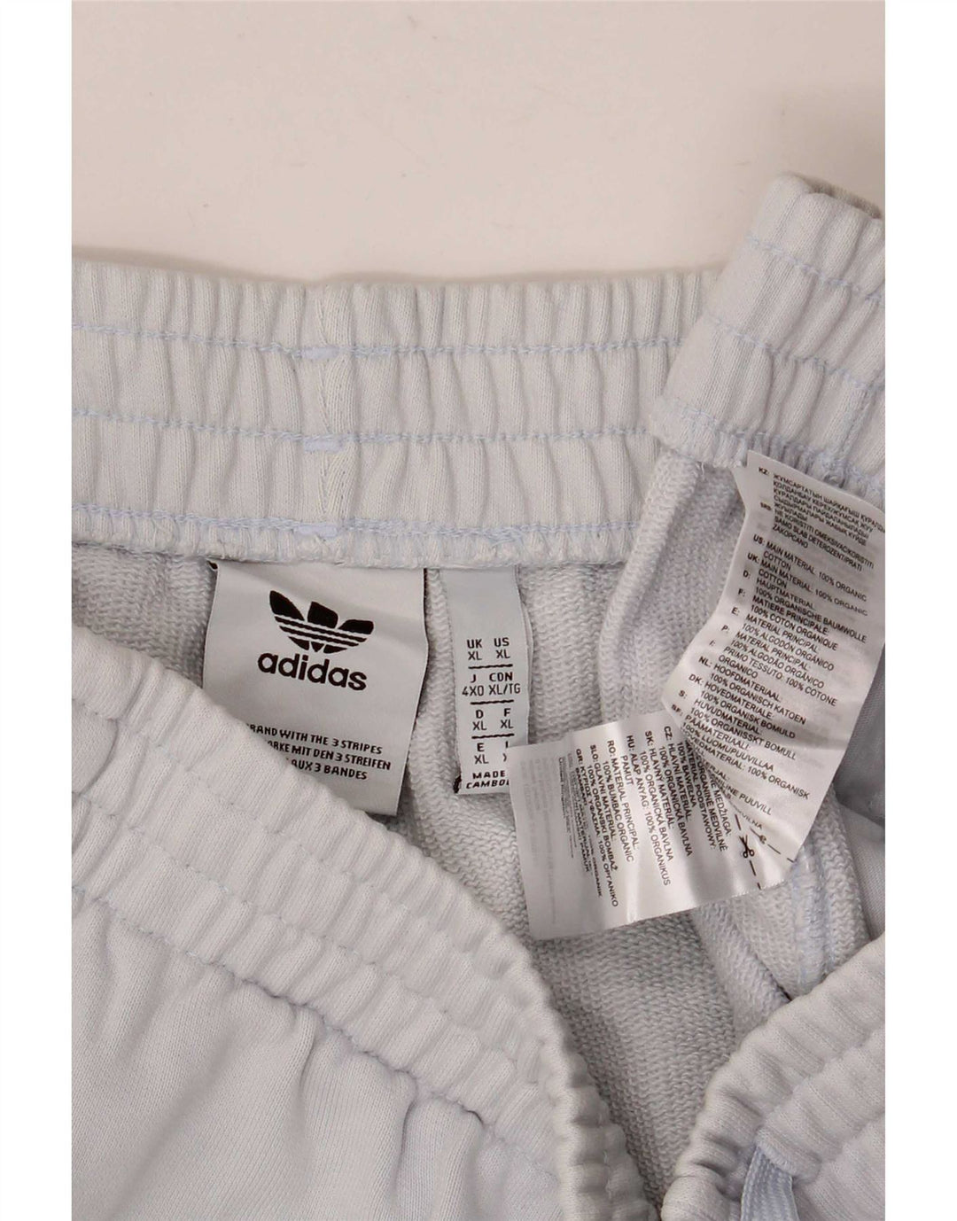 Adidas herre sportsshorts XL blå bomuld